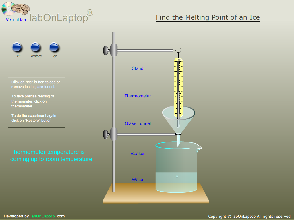 Find Melting Point Of Ice LabOnLaptop Store